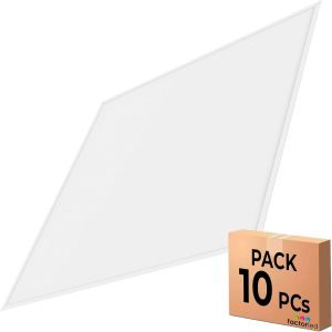 Pack x10 painel LED 60x60 40w 4400lm driver philips, cct 3000k-5700k