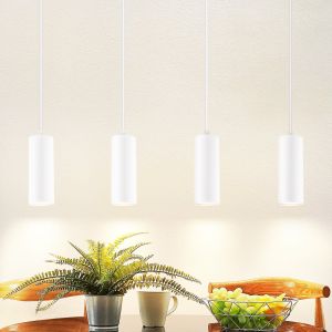 Nettlife luminária de pendurar gu10 branco 170x60