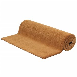 Tapete de porta 80x100 cm fibra de coco tufada natural pt2740