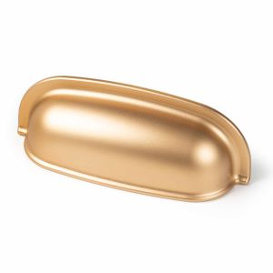 Puxador copo 64mm abs dourado matt, lote de 36
