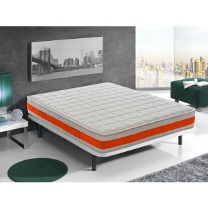 Colchão viscoelástico 90x190 22 cm de altura 11 zonas diferenciadas