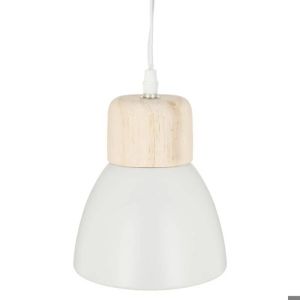 Suspensão metálica "desy" branca d15cm - atmosphera criador de interiores