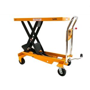 Mesa elevatória manual 1000kg a 1000mm 1000x510mm c/rodas TYMBIA
