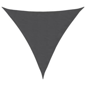 vidaXL toldo vela triangular tela oxford gris antracita 3,6x3,6x3,6 m