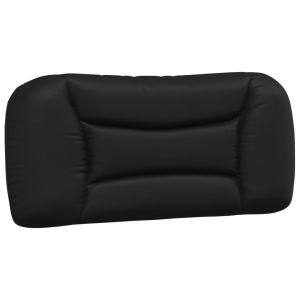 vidaXL cabecero de cama acolchado cuero sintético negro 80 cm