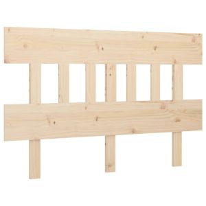 vidaXL cabecero de cama madera maciza de pino 163,5x3x81 cm