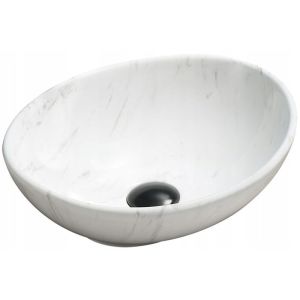 Lavatório de pousar 40,5x33x14 cm, branco