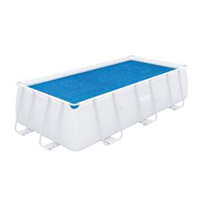 Cobertura solar retangular Bestway 380 x 180 cm para piscinas retangul