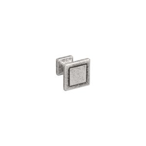 Puxadores para móveis, zamac, com 24 x 24 mm de diâmetro, lote  25