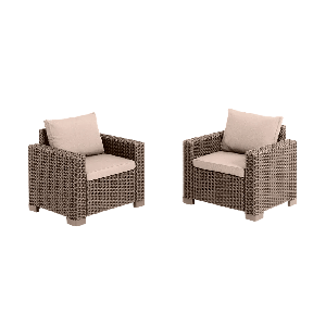 Keter california cappucino  83 x 68 x 72 lxpxa cm