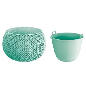 Vaso de plástico redondo splofy bowl com recipiente 14,4 x14,4x11 cm