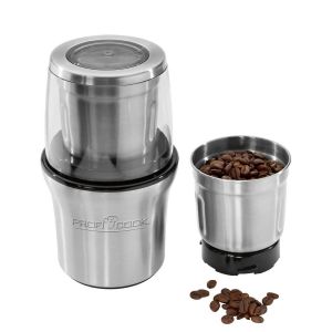 Moinho de café e picador  2 em 1, inox tanque proficook ksw 1021 prata 200w