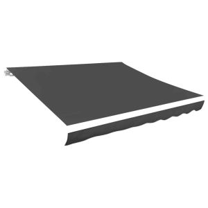 Lona para toldo antracite 350x250 cm