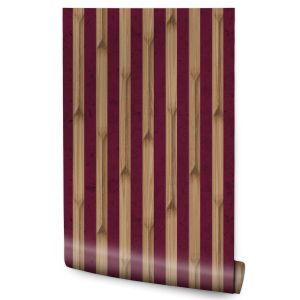 Papel de parede quarto com tábuas de imitação de madeira decoração moderna