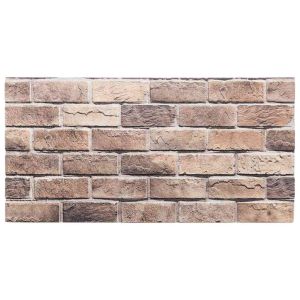 Painéis de parede 3d 10 pcs 100x50 cm eps castanho