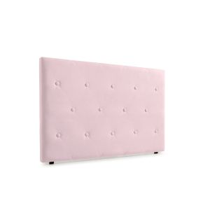 Cabeceira estofada venice aqualine 220x115x12 cm - rosa claro - moonia