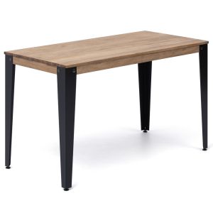 Mesa de jantar lunds 60x100x75cm preta