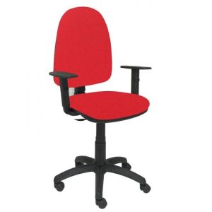 Silla de oficina ergonómica piqueras y crespo - modelo 04cpbali350b10 - roj