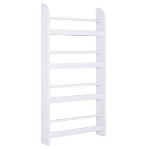 Estantes de parede 59x12x113 cm mdf e madeira de pinho color blanco Homcom