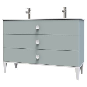 Ondee - móvel de casa de banho nemoo - para pousar - 120cm - verde água