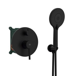 Conjunto empotrar 2 fun. Monomando sirio negro - gme