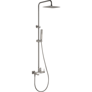 Conjunto de banheira monocomando firenze níquel escovado [ imex® ]