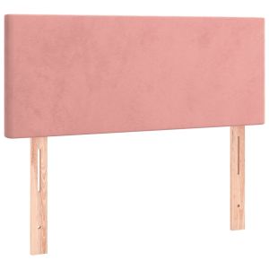vidaXL cabecero de terciopelo rosa 90x5x78/88 cm