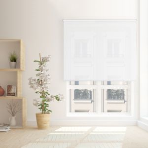 Estore de rolo screen  abertura 10%  branco 120 x 250cm