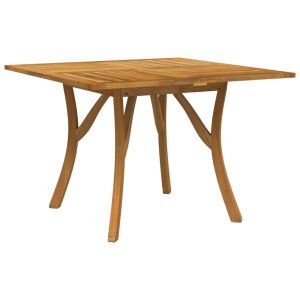 Mesa de jardim 110x110x75 cm madeira de acácia maciça