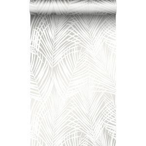Origin papel de parede folhas de palmeira branco 53 cm x 10.05 m