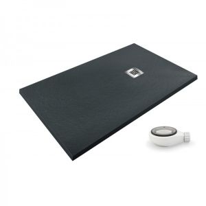 Base de duche airstone grafite ral 7016 80x140