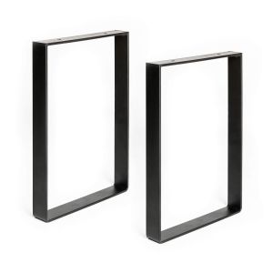 Rei | conjunto de 2 pés para mesas estilo industrial | 250x40x350mm | feito