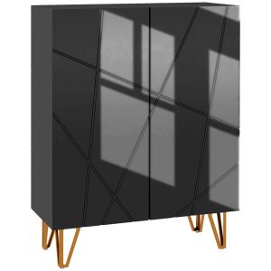 Móvel sapateira 72x31.5x95 cm Homcom, casa - móveis de armazenamento