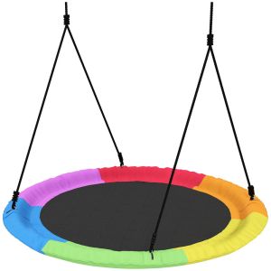 Baloiço infantil 120x120x180 cm tecido oxford, pe multicolor aiyaplay