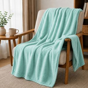 Manta plaid sedalina 240gr aqua 150x200cm donegal collections