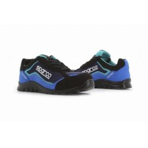 Sapato baixo s3 sparco nitro s24 - azul e preto - tamanho 36 - nitro 07522