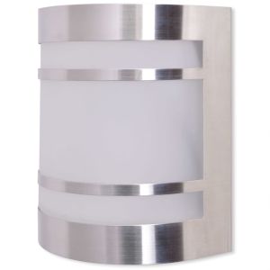 Candeeiro de parede exterior aço inoxidável