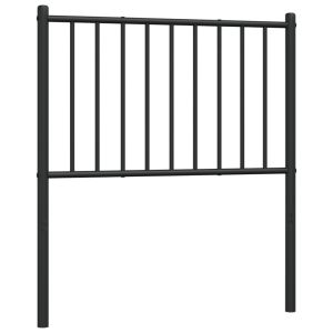 vidaXL cabecero de metal negro 75 cm