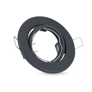 Nettlife downlight gu10 preto 9x9(6er-set)