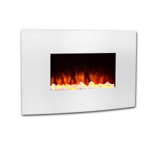 Lareira elétrica BALDERIA Enjo - lareira de parede, 2000 W - branco