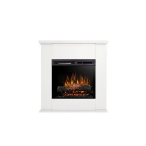 Lareira elétrica LED autónoma kelia de 23", branca