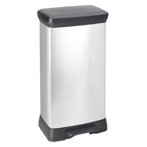 Curver balde de lixo deco bin 50 litros 39x29x72