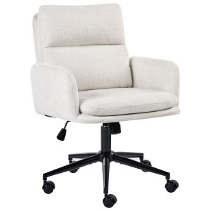 Cadeira de escritório constantia branco creme