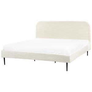 Cama bombazine flayat 180 x 200 cm branco creme