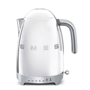 Chaleira smeg 50s - temperatura variável 2400w cromado klf04sseu prata