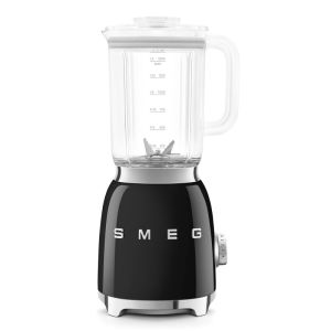 Liquidificador de vidro smeg preto blf03bleu