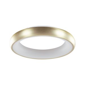 Candeeiro de teto LED ataran metal dourado