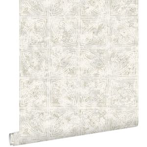 Estahome papel de parede motivo de azulejo cervina 53 cm x 10.05 m