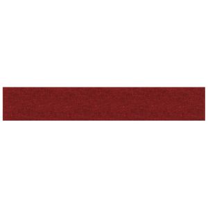 Painel de parede 12 pcs 90x15 cm tecido 1,62 m² vermelho tinto
