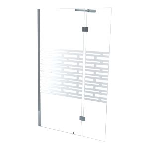 Ondee - painel de duche movível cariba - 2 painéis - 90x210cm